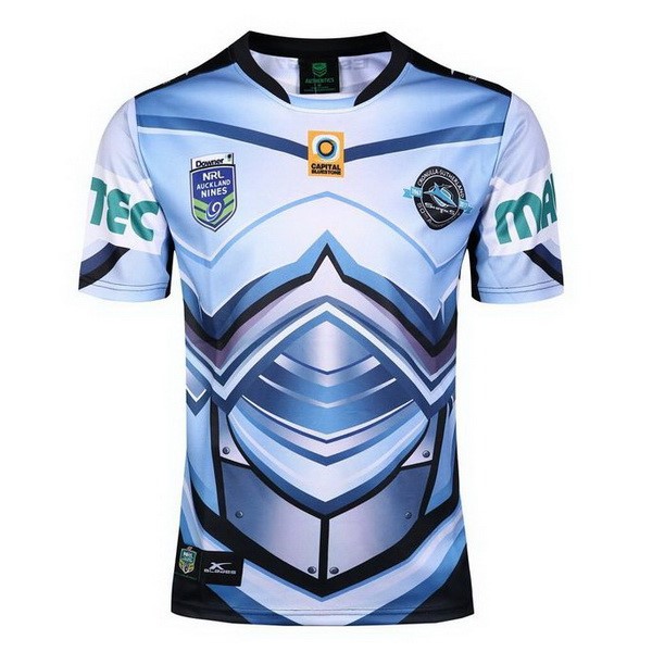 Tailandia Camiseta Cronulla Sharks 2017 2018 Azul